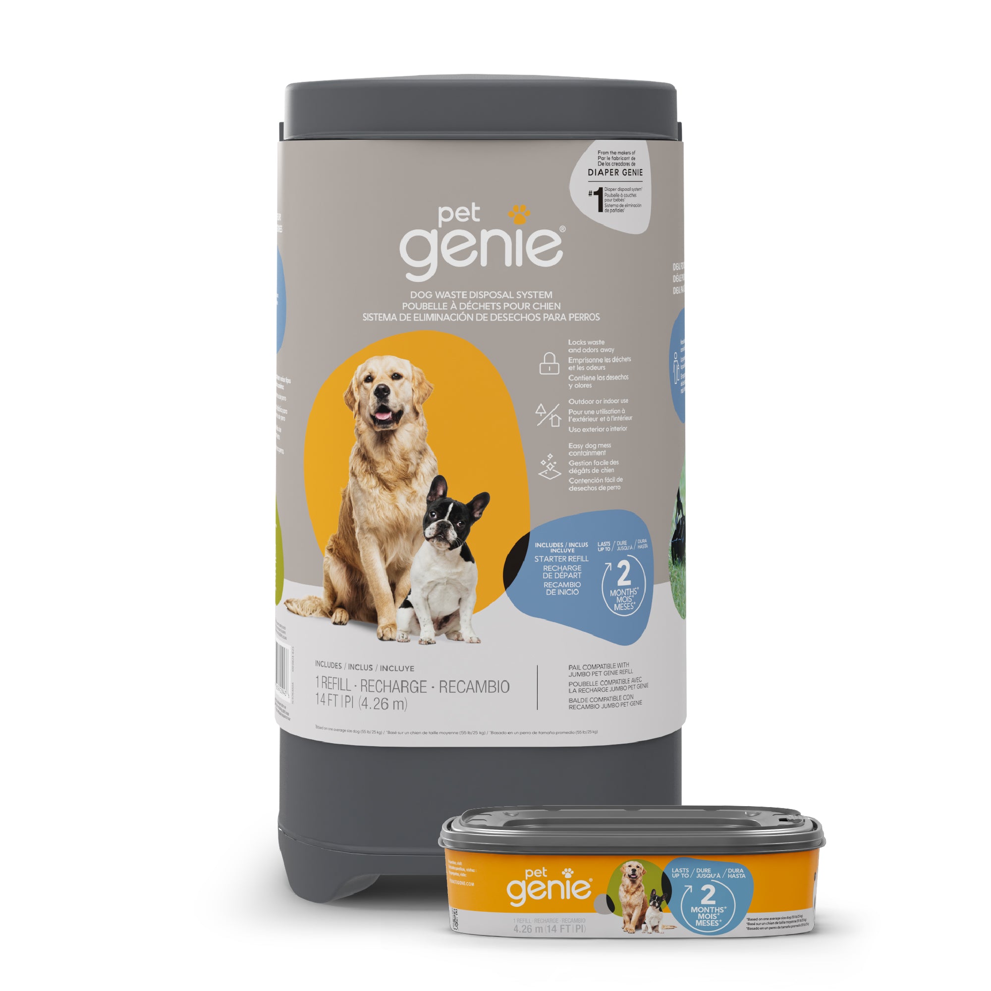 Dog Poo Pet Genie Pet Waste Disposal Refills Litter Genie Eco
