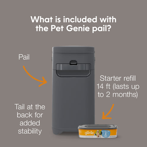 thumbnail image 2 of Pet Disposal System Bags 42ft Jumbo Dog Waste Disposal Bags Refill (6-Pack) - Compatible With Pet Genie Pails, Odor Control System Genie Diaper Pail Refills 2 of 11