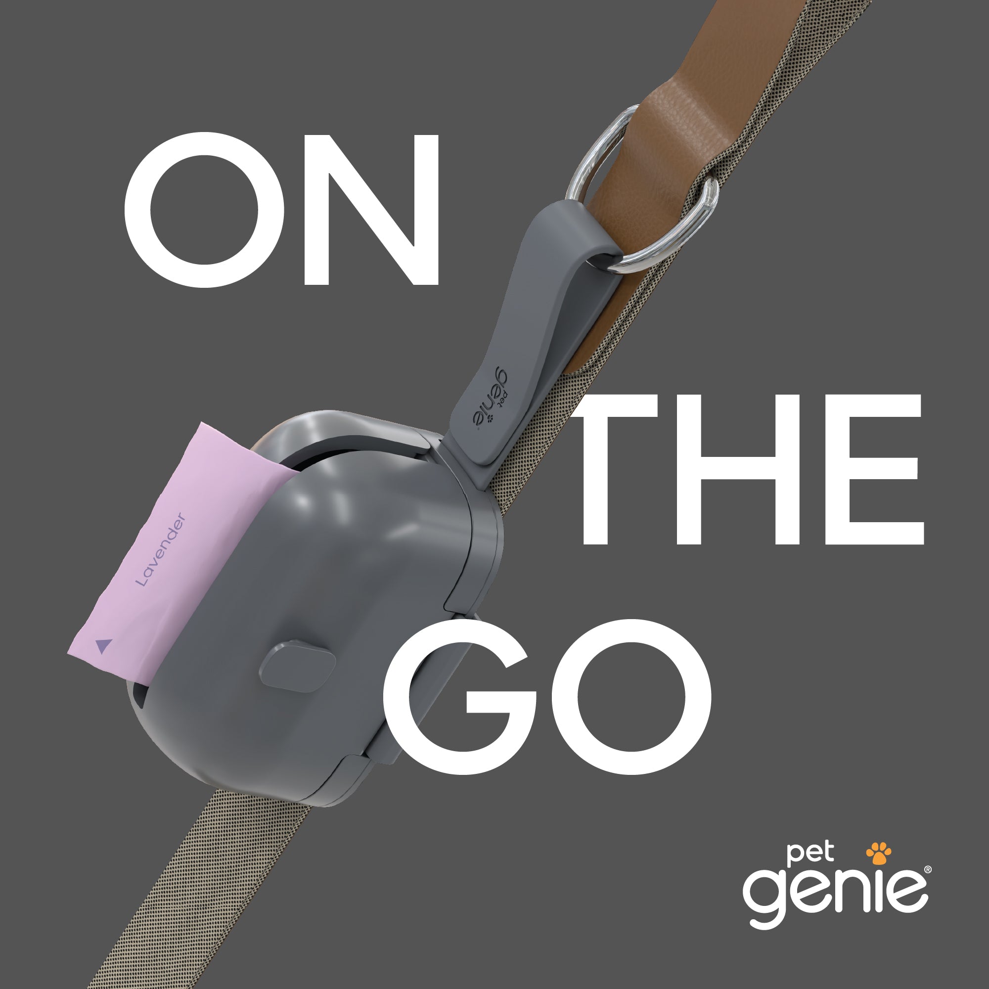 Pet Genie On the Go Premium - Dog Poop Bag Dispenser