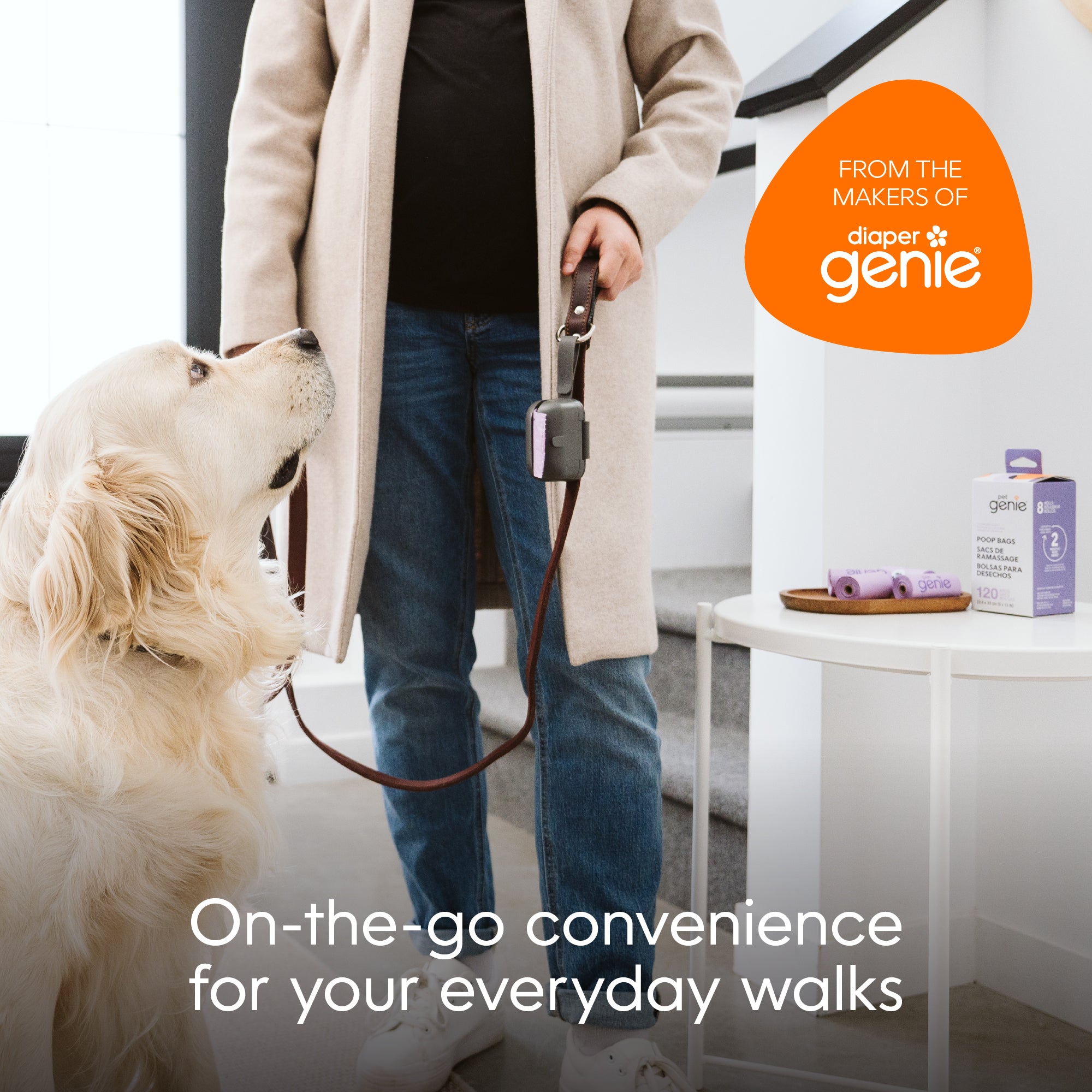 Pet Genie On the Go Premium - Dog Poop Bag Dispenser